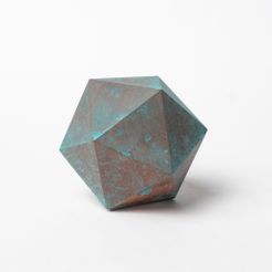 htpc-cu_copper-htpla-oxidized-3d-print.jpg Free 3D file Protopasta Icosa・3D print design to download