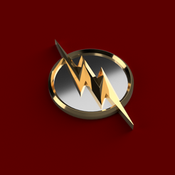 Flash.png Archivo STL gratis La Insignia del Relámpago・Diseño por impresión en 3D para descargar