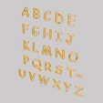Comic-Sans-8cm.png Alphabet Cookie Cutter - Alphabet Alphabet Cookie Cutter