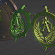 Ironwing-4.png Файл STL Мрачные ангелы Железная икона・3D-печатный дизайн для загрузки