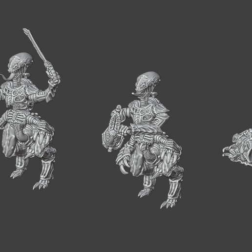 Soul Stealer Warrior Kit - 32mm alien monsters