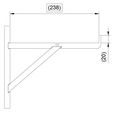 Dimensions.jpg HEAVY DUTY SHELF - 235x20mm