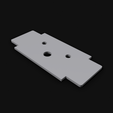 Piece.png Universal mounting plate with 3 holes