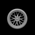 7.jpg Realistic Michelin sports tire and alloy wheel, STL - OBJ file, four versions