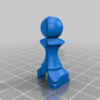 black_pawn.png 3D-2D chess pieces