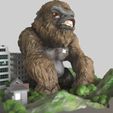 KChibi_ingKong.740.jpg King Kong -CHIBI VERSION -FANART-Japan-tokusatsu CARICATURE -3D PRINT MODEL