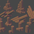 All-Straights.png Basalt Columns - Mega Pack!