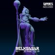 18.jpg Girl Frost Wizard Normal and Nude 3D print model