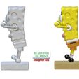 SpongeBob-SquarePants-pose-1-4.jpg SpongeBob SquarePants fan art 3D printable model