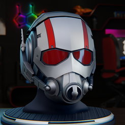 Render1.png 3D file Ant-Man Helmet・3D printable design to download