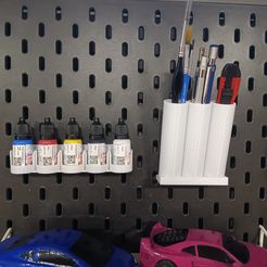 Skadis Art Supply Holders.