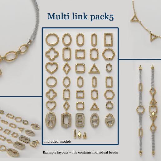 Multi-Link Chain Bead Collection