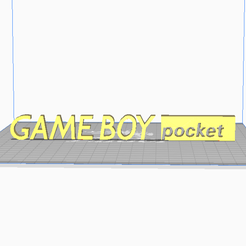 Capture-d'écran-2023-08-20-153216.png Precision Designed Game Boy Pocket Logo - Retro Gaming Nostalgia - 3D Printable Model