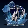 WIP25.jpg One Piece - Aokiji Kuzan Marine Admiral statue - Blue Pheasant 3D print model