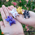 bunny_flexi_mini.png Mini Bunny Flexi - (3MF / No support)