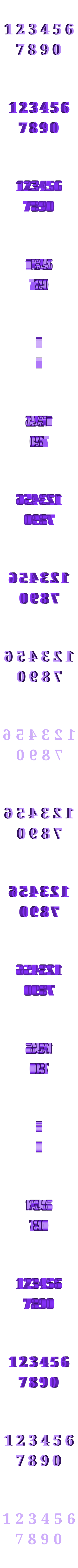 NUMBERS.stl NUMBERS