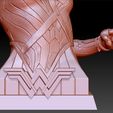 WonderWoman_0017_Layer 16.jpg Wonder Woman Gal Gadot 3d print bust