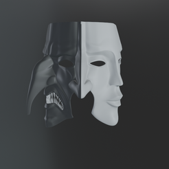 1.png Fichier 3D Masque cosplay Dead by Daylight I The Huntress Anna I Baba yaga・Design pour impression 3D à télécharger