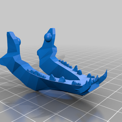 Wolf_Skull_Jaw_V3.png Free 3D file Wolf Skull・3D printer model to download