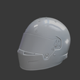 1.png Bell HP7–Inspired Racing Helmet – Motorsport Helmet STL for 3D Printing