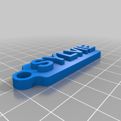 sylvie.png Free 3D file Porte clé prénom Sylvie・3D printable model to download