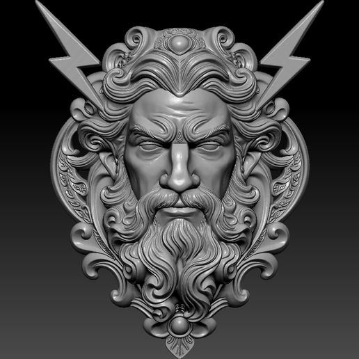 💍 Zeus・ STL File for 3D printing・Cults