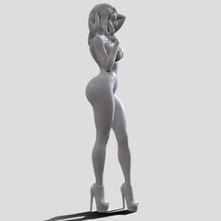 1-(23).jpg STL-Datei Frau Figur・Design für den 3D-Druck zum Herunterladen