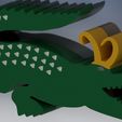 lokidrilo.jpg Lacoste loki crocodile keychain