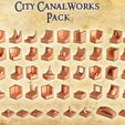 City-CanalWorks-re-1.jpg City Canal Works 28 mm Tabletop Terrain
