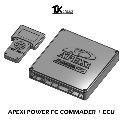 Ti ores APEXI POWER FC COMMADER + ECU STL file Apexi Power FC style commander + ECU.・3D printing design to download, Tjkgarage