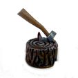 Executioners-Axe-painted-miniature-from-Mystic-Pigeon-Gaming-1-min.jpg Gallows Stocks And Guillotine Tabletop Terrain Set