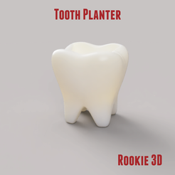 TOOTH PLANTER Ab Tooth Planter with expressions (Tooth Pot)