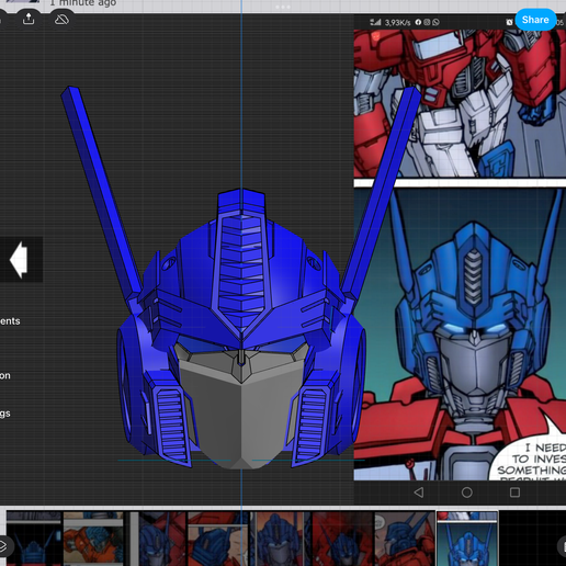 🤖 Idw optimus prime head・ STL File for ・Cults