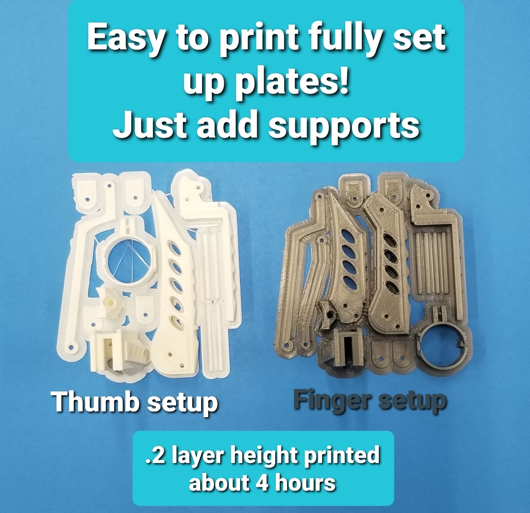 20200329_185749.jpg Download STL file Robot Fingers and Thumbs and UPDATED with longer finger parts 3 sizes • 3D printer design, LittleTup