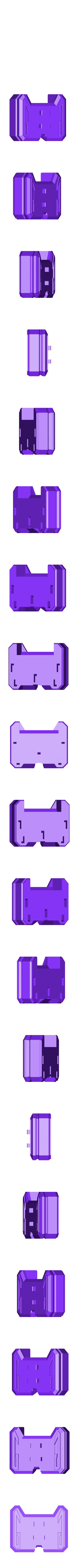 2_Chest9_Back.stl パワーレンジャー サンダー・メガゾード