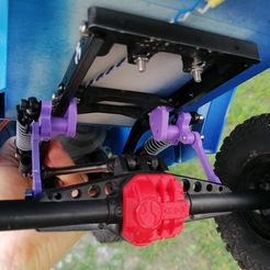 IMG_20191008_105044.jpg Archivo STL gratis Suspensiones RC en voladizo trasero para SCX 10 2 axial・Diseño por impresión en 3D para descargar