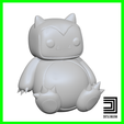 snorlax-03.png Archivo 3D SNORLAX FUNKO POP - POKEMON・Modelo para descargar y imprimir en 3D