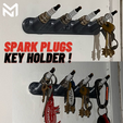 portallaves-con-bujias-viejas.png Spark Plugs Key Holder Tuning! Key Holder with old / bad Spark Plugs !