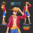 3side.jpg Luffy - One Piece Fanart
