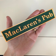 MacLarenHand.png MacLaren's Pub Logo