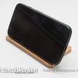 d7c841429b9ab805992ae528857c5898_display_large.jpg Free STL file Folding Smartphone Holder cnc/laser・3D print design to download