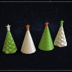 untitled.1022.jpg 3D file 15 Árvores de Natal (Modo Vaso) - CHRISTMAS TREE 15 Models)・3D print object to download, Dragoni3d