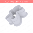 Gingerbread_Man~1.75in-cookiecutter-only2.png Cortador de biscoitos de gengibre 1.75in / 4.4cm