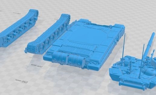 🪖 T-90 Tank Printable・ 3D File for ・Cults