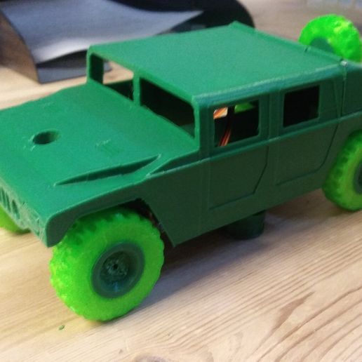🚁 Mini RC HMMWV・Free 3D File for ・Cults