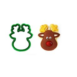 3 - deer.jpg Christmas cookie cutter Mini #3 Reindeer cookie cutter Rudolph
