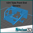 Nineteen 4 creative STL file 1/24 Tube Front End - Generic・3D printing template to download