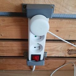 159961240_3956532634403755_400252304698466967_n.jpg Free 3D file holder for multi-socket・3D printing design to download