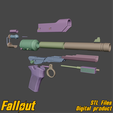 10.png Lucy Tranquilization Prop Pistol Amazon Fallout TV Series STL 3D