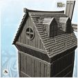 6.jpg Medieval mill with quadruple blades and base annex (12) - Medieval Gothic Feudal Old Archaic Saga 28mm 15mm